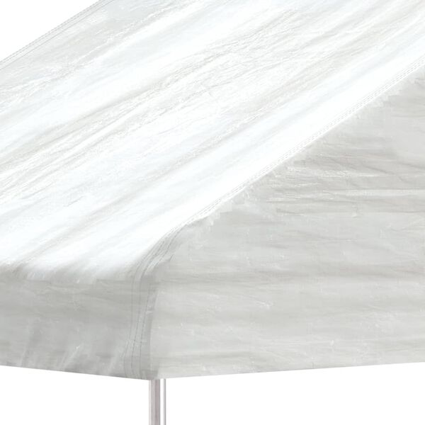 vidaXL Gazebo with Roof White 20.07x4.08x3.22 m Polyethylene