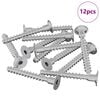 vidaXL Screw 12 pcs Zinc-coated 5 x 40 mm Iron