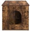 vidaXL Cat House Smoked Oak 85 x 55 x 53.5 cm Engineered Wood