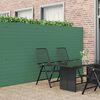 vidaXL Garden Fence Double-Sided Green 1.8x5 m PVC
