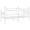 vidaXL Daybed Frame White 75 x 190 cm Steel