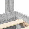 vidaXL Bed Frame with Drawer Grey Sonoma 160 x 200 cm Engineered Wood