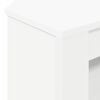 vidaXL Corner TV Cabinet White 102 x 40.5 x 45 cm Engineered Wood