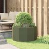 vidaXL Planter Olive Green 90 x 90 x 50 cm Steel