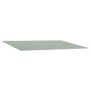 vidaXL Awning Replacement Fabric Green and White 600 x 300 cm