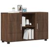 vidaXL Sideboard Brown Oak 88.5 x 30.5 x 55.5 cm Engineered Wood