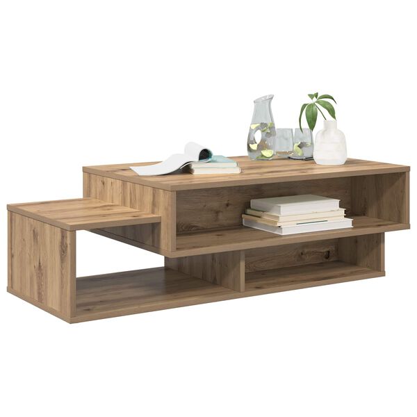 vidaXL Coffee Table Artisan Oak 105 x 50 x 32.5 cm Engineered Wood