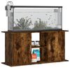 vidaXL Aquarium Stand Smoked Oak 121x41x58 cm Engineered Wood