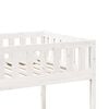vidaXL Children's Bed without Mattress White 75x190 cm Solid Wood Pine