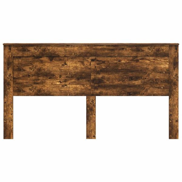vidaXL Headboard with Headboard Smoked Oak 200 cm Engineered Wood