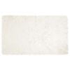 vidaXL Faux Sheepskin Rug TAFALLA White 100 x 200 cm Polyester