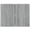 vidaXL Hanging Cabinet Lyon Grey Sonoma 80x31x60 cm Engineered Wood