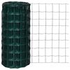 vidaXL Euro Fence Steel 25x0.8 m Green