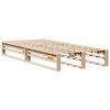 vidaXL Bed Frame without Mattress 100x200 cm Solid Wood Pine