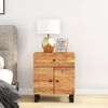 vidaXL Bedside Cabinet 50x33x60 cm Solid Wood Acacia&Engineered Wood