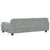 vidaXL Kids Sofa Light Grey 90x53x30 cm Velvet