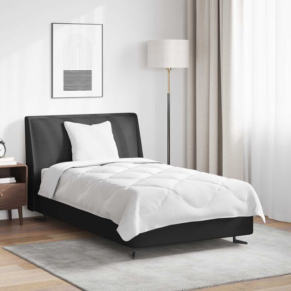 vidaXL Duvet with Pillow 2 pcs White Microfiber