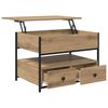 vidaXL Coffee Table Artisan Oak 70 x 50 x 54.5 cm Engineered Wood
