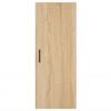 vidaXL Highboard Sonoma Oak 34.5x34x180 cm Engineered Wood