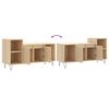 vidaXL TV Cabinet Sonoma Oak 100x35x55 cm Engineered Wood