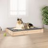 vidaXL Dog Bed 91.5x64x9 cm Solid Wood Pine