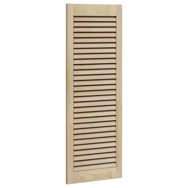 vidaXL Cabinet Door 2 pcs Natural 110 x 39.5 x 2.1 cm Solid pine wood