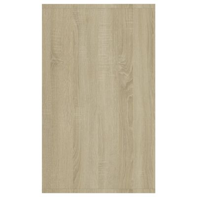 vidaXL Sideboard with 3 Drawers Sonoma Oak 120x41x75 cm Engineered Wood