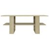 vidaXL Coffee Table Sonoma Oak 110x55x42 cm Engineered Wood
