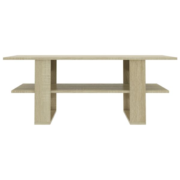 vidaXL Coffee Table Sonoma Oak 110x55x42 cm Engineered Wood