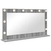 vidaXL Vanity Mirror with Mirror Grey Sonoma 100 x 55 x 18 cm