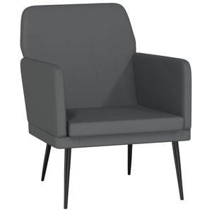 vidaXL Armchair Grey 61x78x80 cm Faux Leather