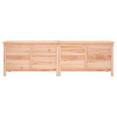 vidaXL Garden Storage Box 198.5x50x56.5 cm Solid Wood Fir