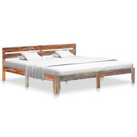 vidaXL Bed Frame Solid Sheesham Wood 200x200 cm