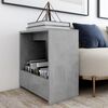 vidaXL Side Table Concrete Grey 50x26x50 cm Engineered Wood