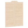 vidaXL Swing Doors 100 x 40 cm Solid Pine Wood Natural