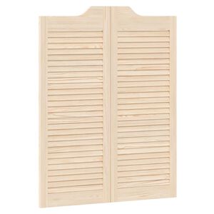 vidaXL Swing Doors 100 x 40 cm Solid Pine Wood Natural