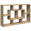 vidaXL Wall Shelf Artisan Oak 85x16x52.5 cm Engineered Wood
