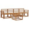 vidaXL Outdoor Sofa Set 5 pcs Natural