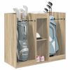 vidaXL Golf Cabinet Plain Sonoma Oak 102 x 45 x 85.5 cm