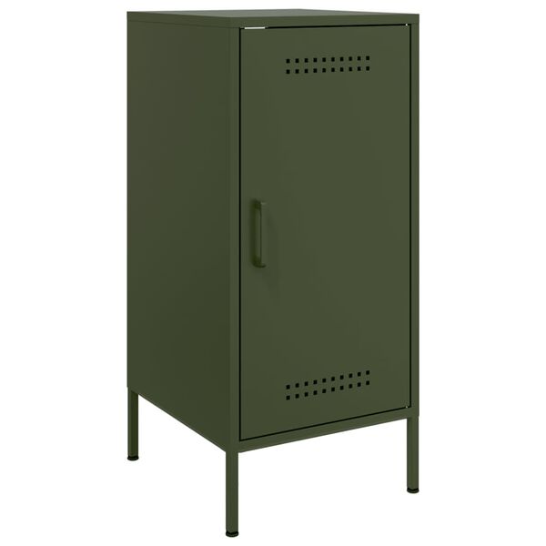 vidaXL Sideboard Olive Green 36x39x79 cm Steel