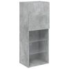 vidaXL 5 Piece TV Wall Units with LED Concrete Grey Engineered Wood