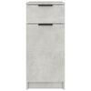 vidaXL Desk Cabinet Concrete Grey 33.5x50x75 cm Engineered Wood