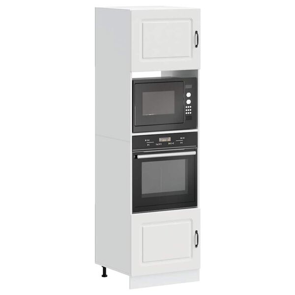 vidaXL Oven Cabinets 2 pcs Kalmar White Engineered Wood