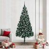 vidaXL Artificial Christmas Tree with 300 LEDs with Stand Green 210 cm