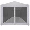 vidaXL Party Tent with 8 Mesh Sidewalls 9x3 m