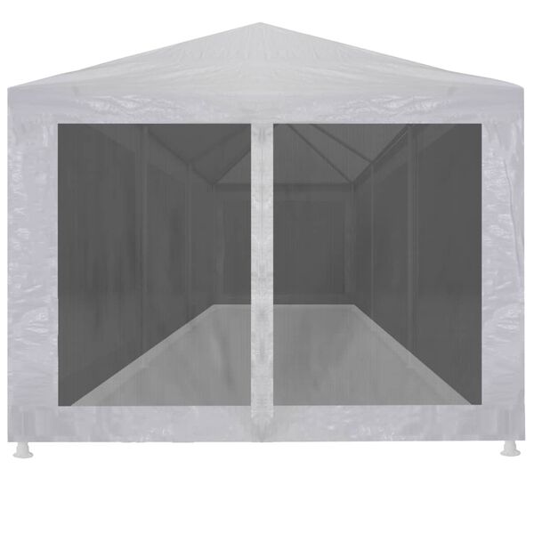 vidaXL Party Tent with 8 Mesh Sidewalls 9x3 m