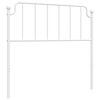vidaXL Metal Replace Headboard White 107 cm