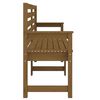 vidaXL Garden Bench Honey Brown 159.5x48x91.5 cm Solid Wood Pine