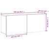 vidaXL TV Cabinet Wall-mounted Sonoma Oak 100x30x41 cm