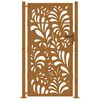 vidaXL Garden Gate 100x175 cm Weathering Steel Wave Design